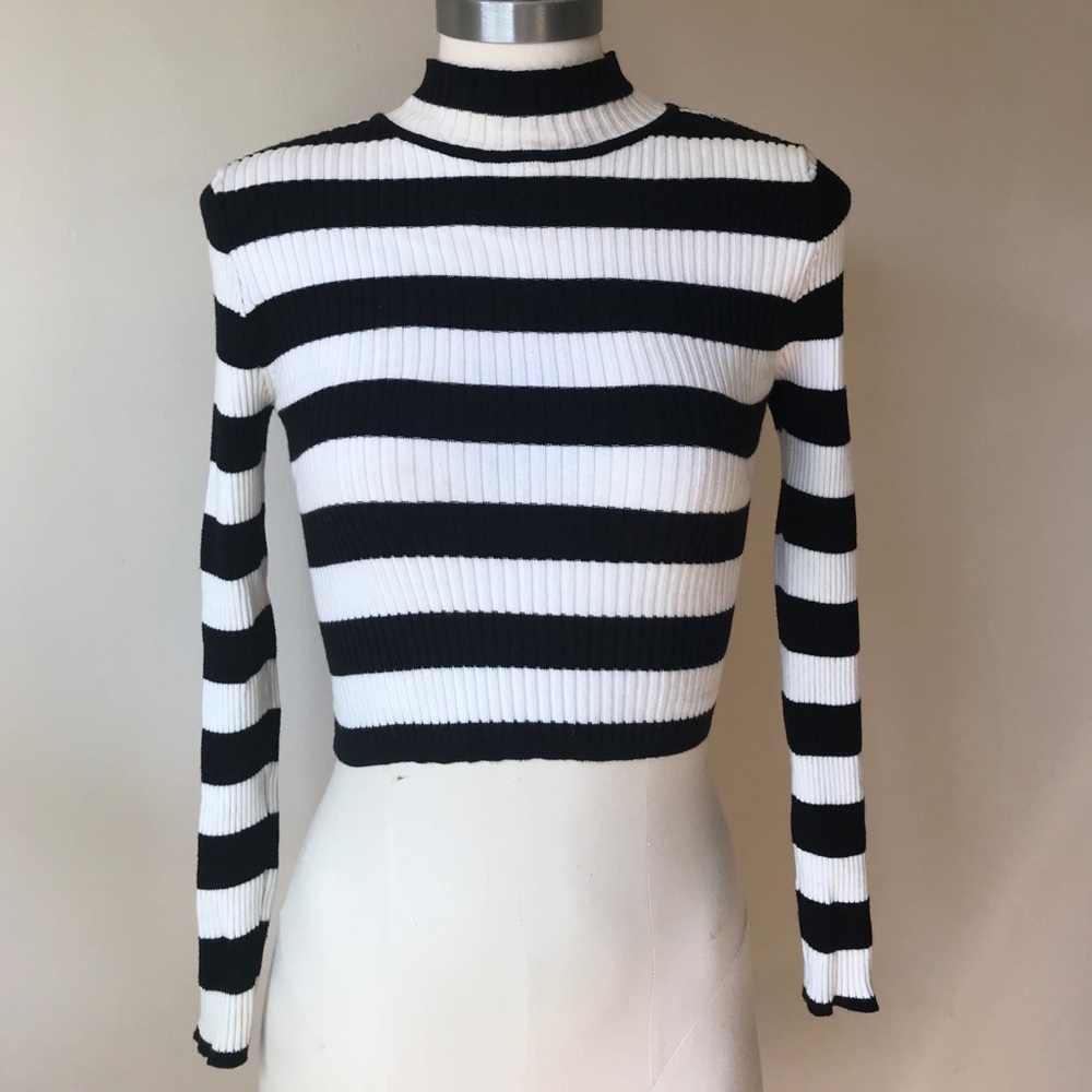 Striped Crop Top